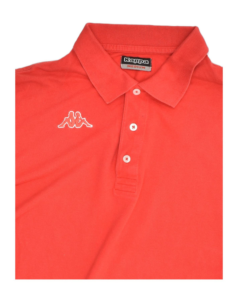 KAPPA Mens Polo Shirt Medium Red Cotton | Vintage Kappa | Thrift | Second-Hand Kappa | Used Clothing | Messina Hembry 