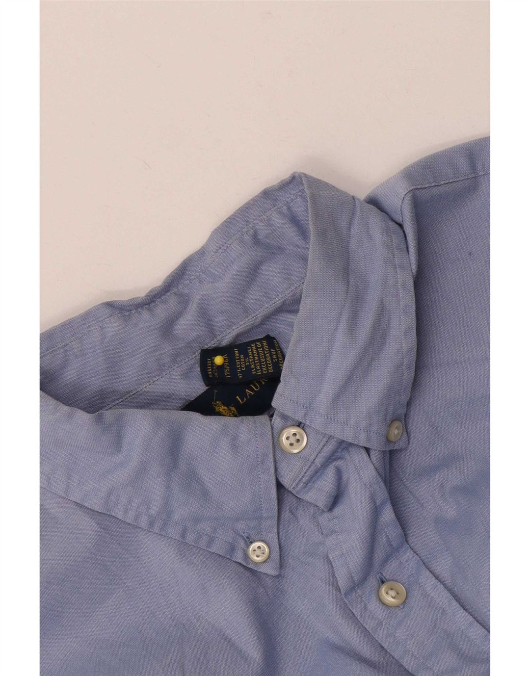 Ralph Lauren Mens Slim Fit Shirt Medium Blue Cotton