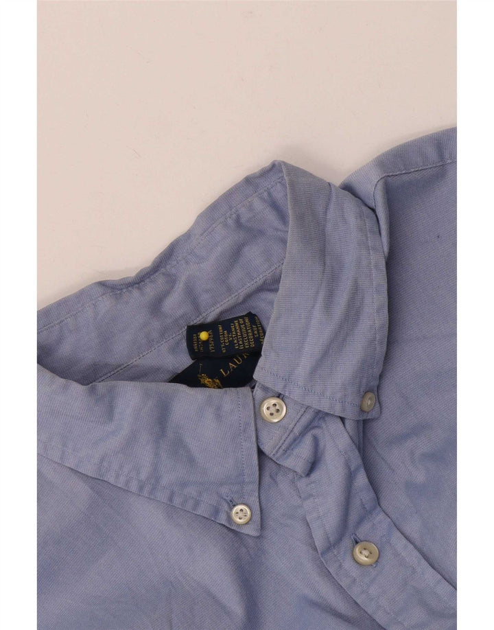 Ralph Lauren Mens Slim Fit Shirt Medium Blue Cotton