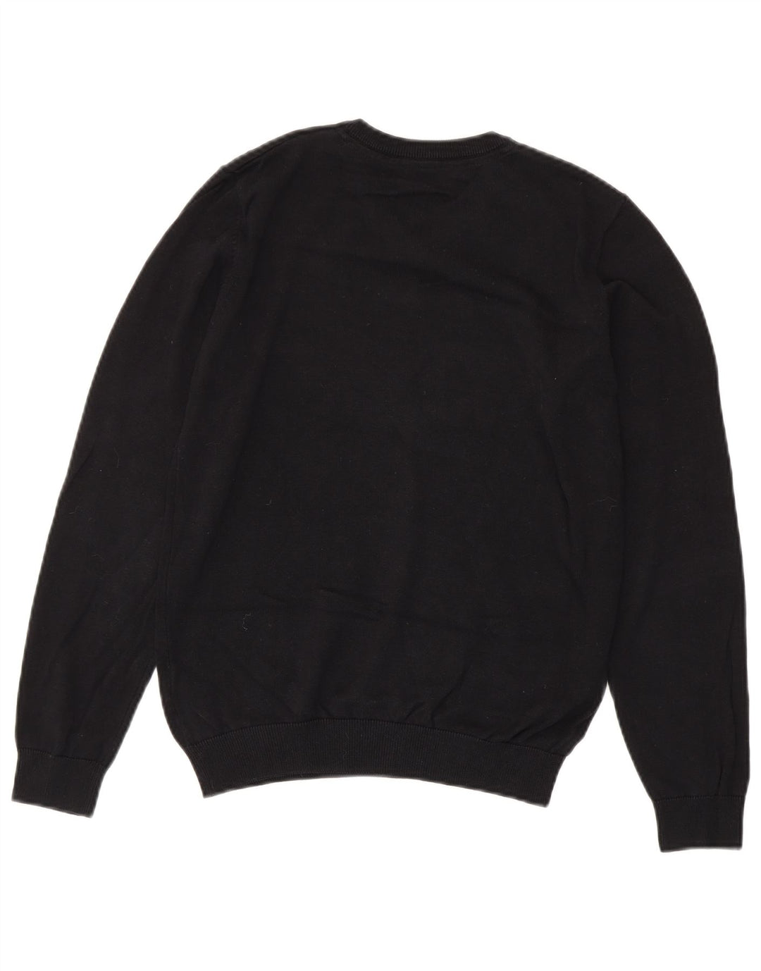 Marks & Spencer Boys V-Neck Jumper Sweater 12-13 Years Black Cotton