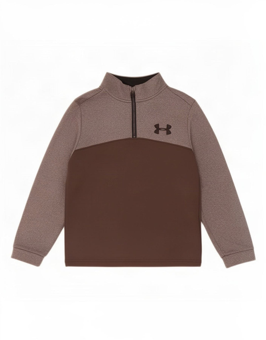 Under Armour Boys Cold Gear Graphic Sweatshirt Jumper 7-8 Years Small Grey
