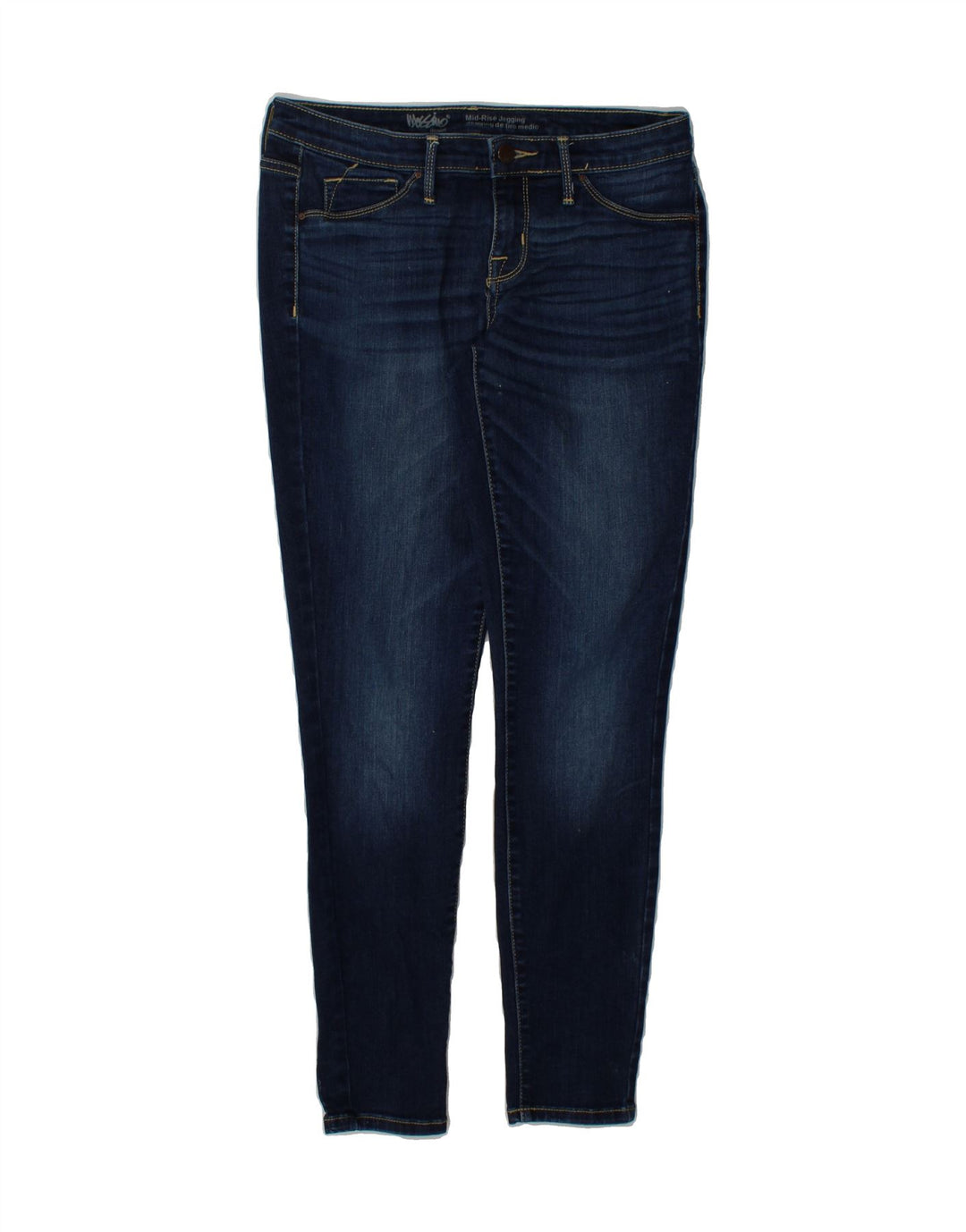 MOSSIMO Womens Mid Rise Jegging Jeans US 6 Medium W28 L29 Blue Cotton Vintage Mossimo and Second-Hand Mossimo from Messina Hembry 