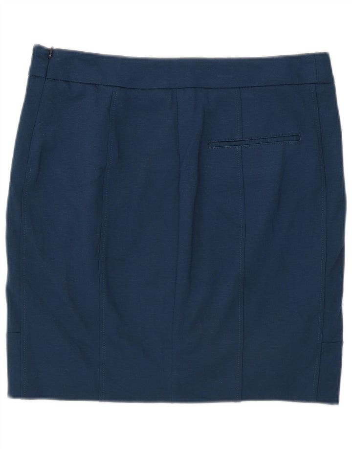 Calvin Klein Womens Mini Skirt US 4 Small W28  Blue Viscose