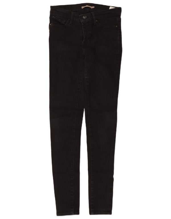 Levi's Womens 310 Shaping Super Skinny Jeans W28 L30 Black Cotton