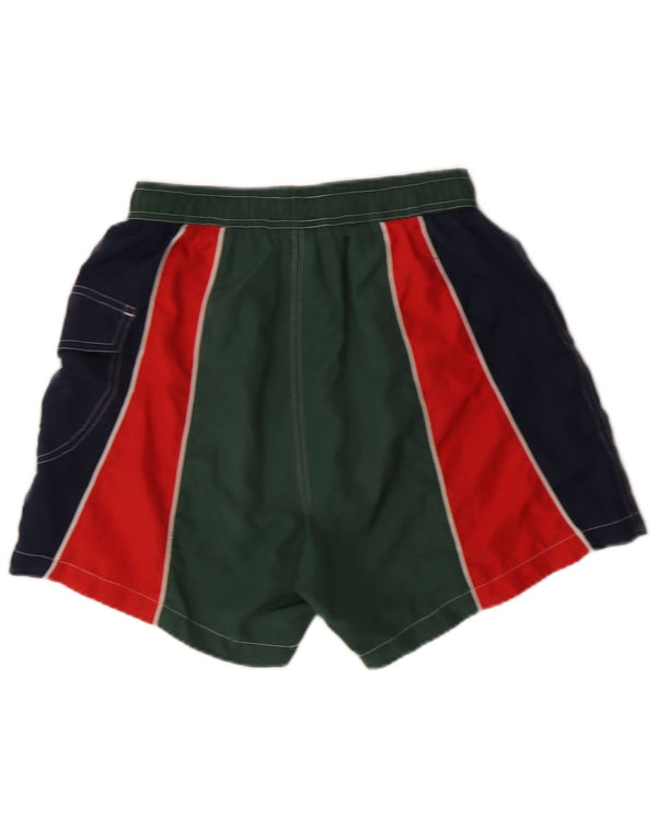 KAPPA Mens Swimming Shorts Medium  Green Colourblock Polyester