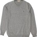 REFRIGUE Mens Crew Neck Jumper Sweater XL Grey Viscose Vintage Refrigue and Second-Hand Refrigue from Messina Hembry 
