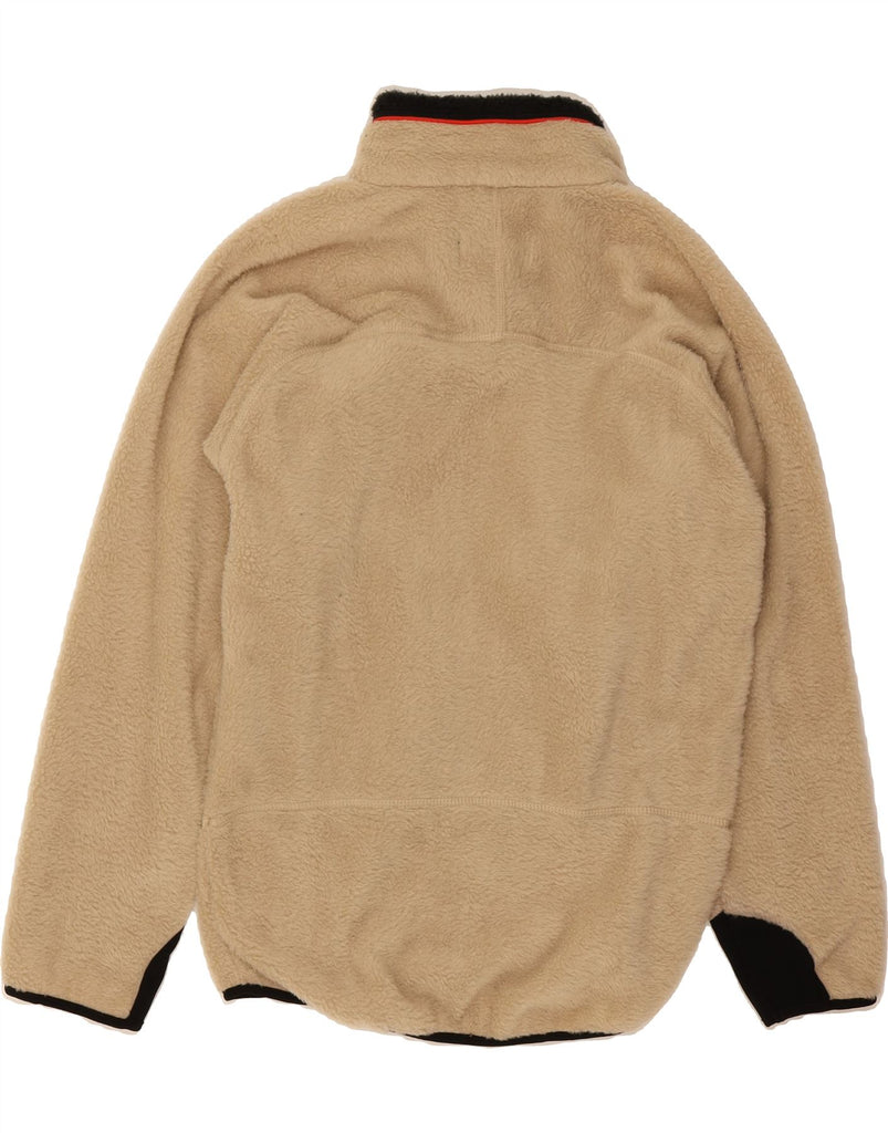 FILA Mens Fleece Jacket UK 36 Small Beige Colourblock Polyester Vintage Fila and Second-Hand Fila from Messina Hembry 