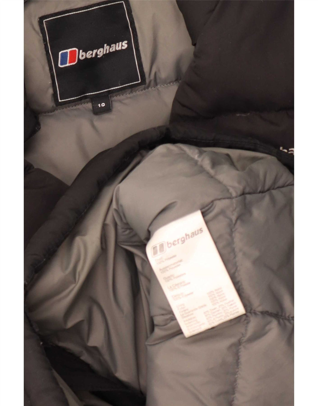 Berghaus Womens Padded Jacket UK 10 Small Black Polyester