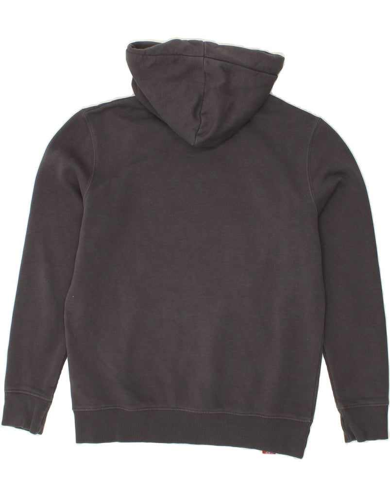 ALPHA INDUSTRIES Mens Graphic Hoodie Jumper Small Grey Cotton Vintage Alpha Industries and Second-Hand Alpha Industries from Messina Hembry 