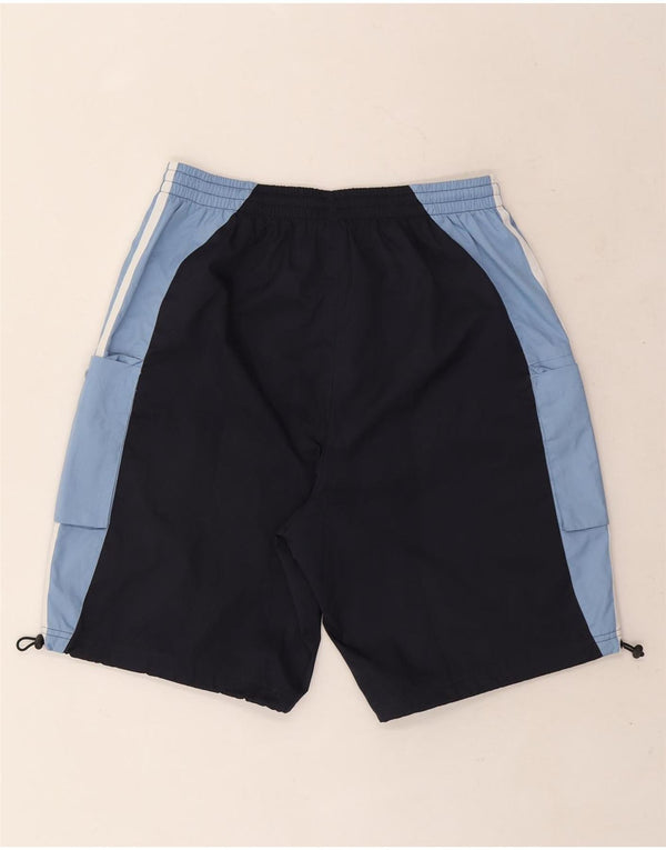 Adidas Mens Swimming Shorts Medium  Navy Blue Colourblock Polyester