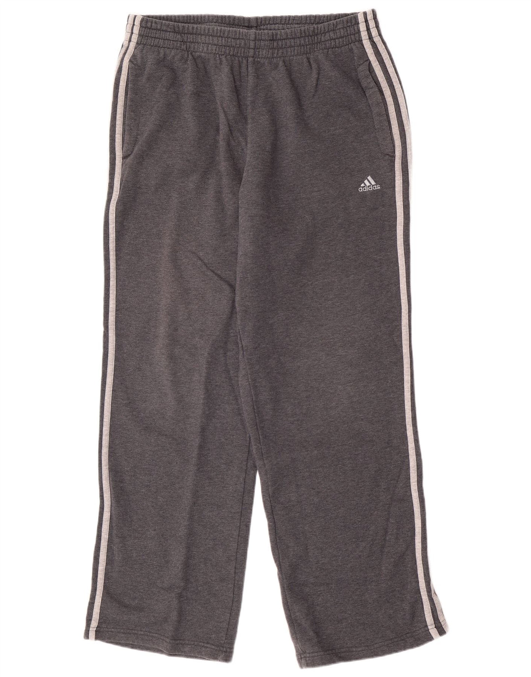 Adidas Mens Tracksuit Trousers Large Grey Cotton