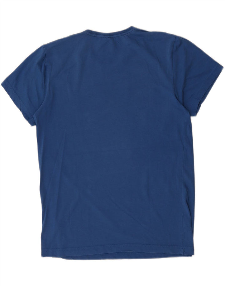 Adidas Mens Graphic T-Shirt Top Small Blue Cotton