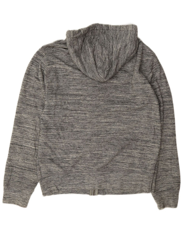 Gap Mens Zip Hoodie Sweater Medium Grey Flecked Cotton