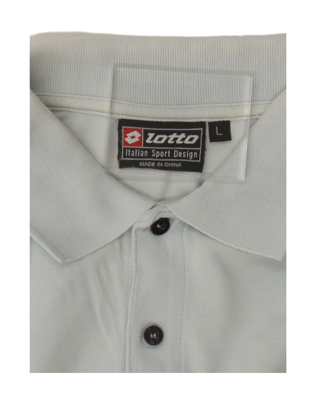 LOTTO Mens Polo Shirt Large Blue Vintage Lotto and Second-Hand Lotto from Messina Hembry 