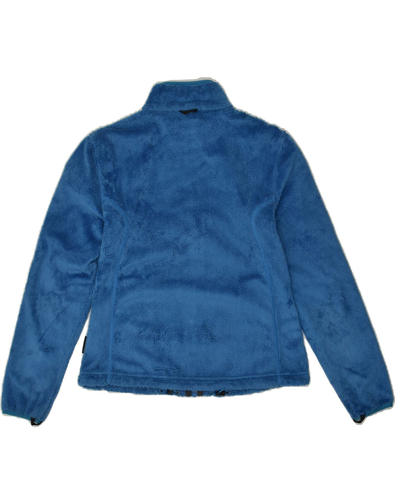 JACK WOLFSKIN Womens Fleece Jacket UK 10 Small Blue Polyester | Vintage Jack Wolfskin | Thrift | Second-Hand Jack Wolfskin | Used Clothing | Messina Hembry 