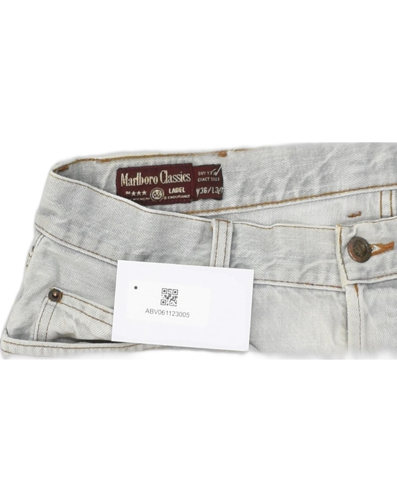 MARLBORO CLASSICS Mens Tapered Jeans W36 L30 Grey Cotton | Vintage Marlboro Classics | Thrift | Second-Hand Marlboro Classics | Used Clothing | Messina Hembry 