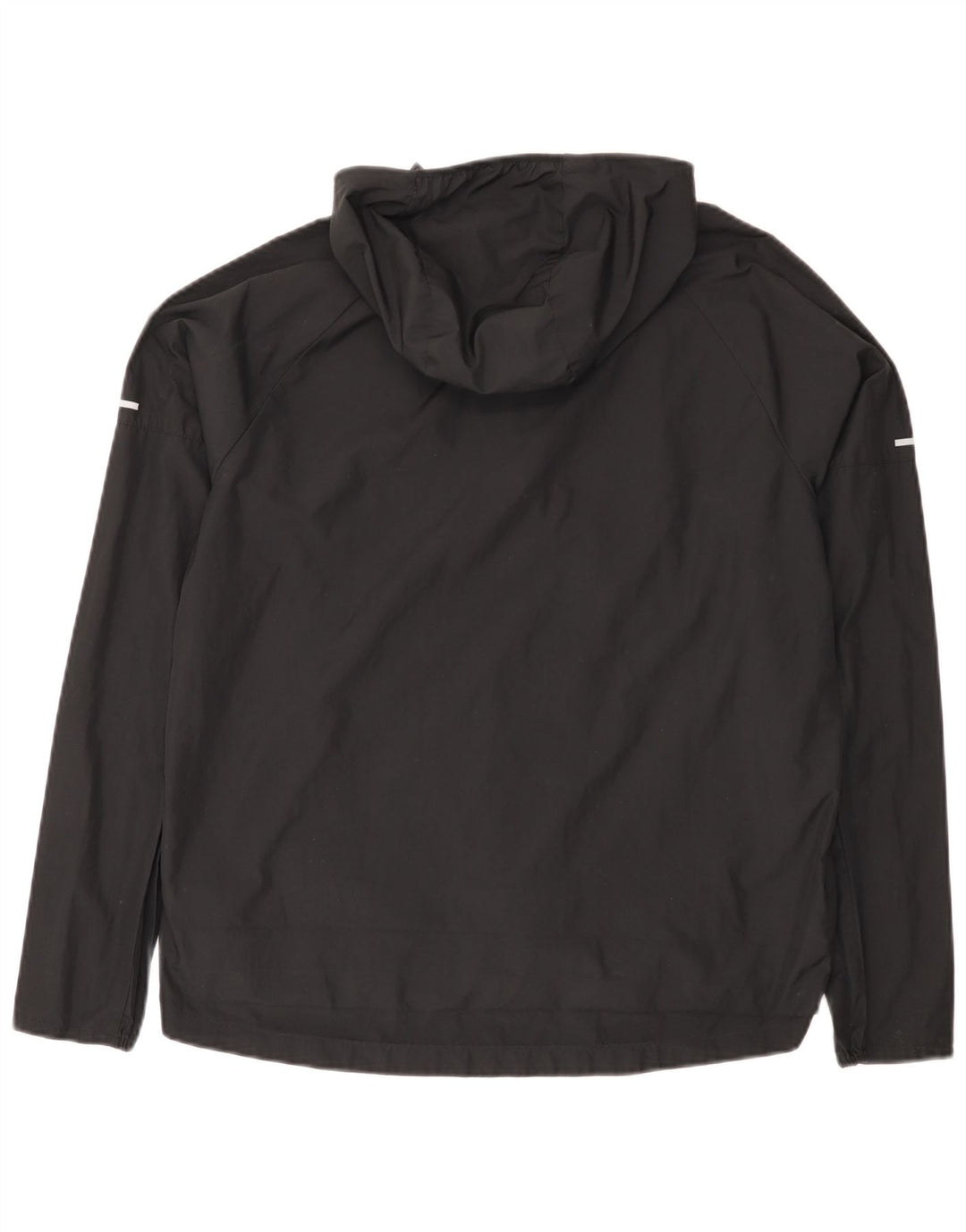 Nike Womens Running Hooded Tracksuit Top Jacket UK 14 Medium Black