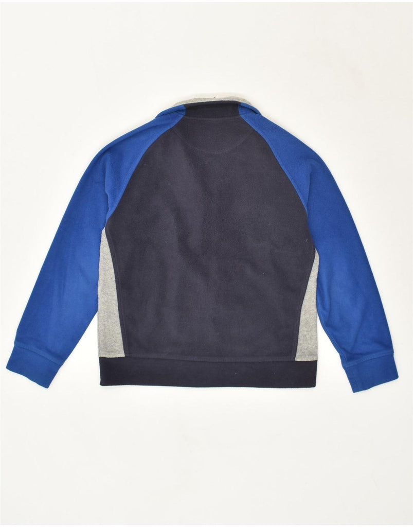 DIADORA Boys Fleece Jacket 13-14 Years XL Navy Blue Colourblock Polyester | Vintage Diadora | Thrift | Second-Hand Diadora | Used Clothing | Messina Hembry 