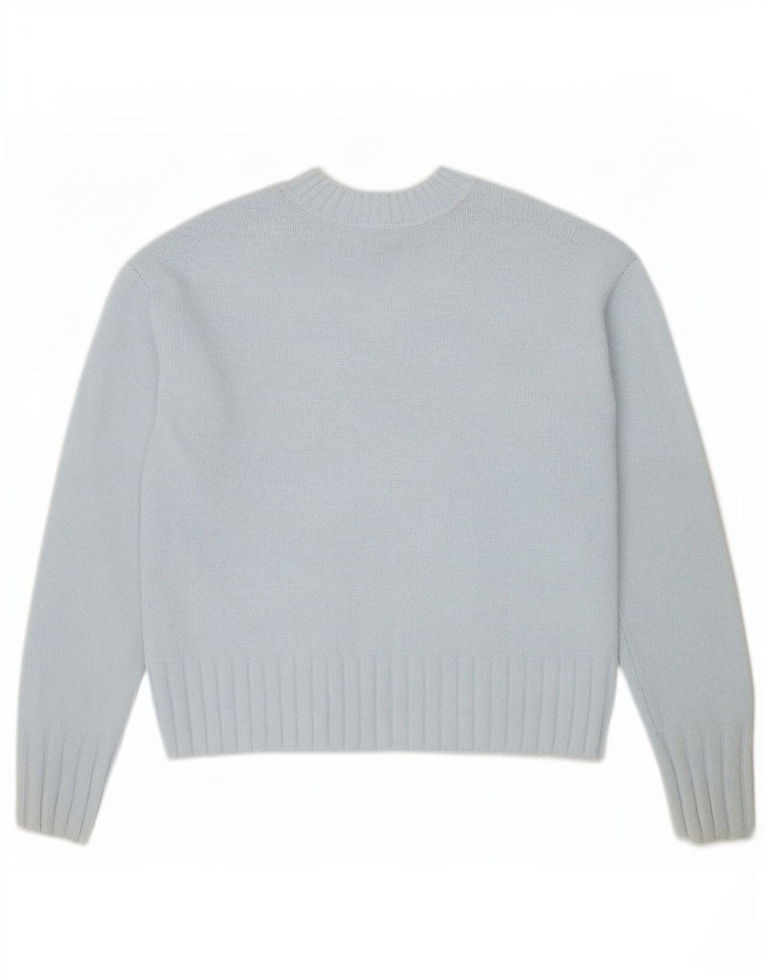 Marks & Spencer Womens Oversized V-Neck Jumper Sweater UK 6 XS Blue