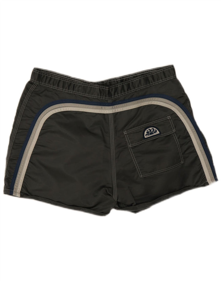 Sundek Mens Swimming Shorts Large  Grey Nylon