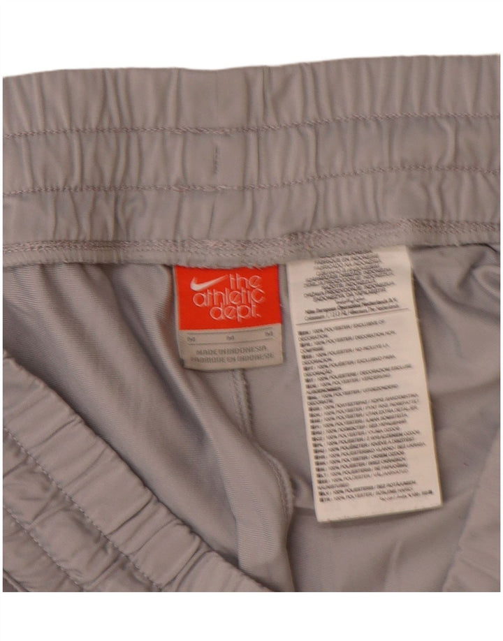 Nike Womens Tracksuit Trousers UK 14 Medium  Grey Polyester