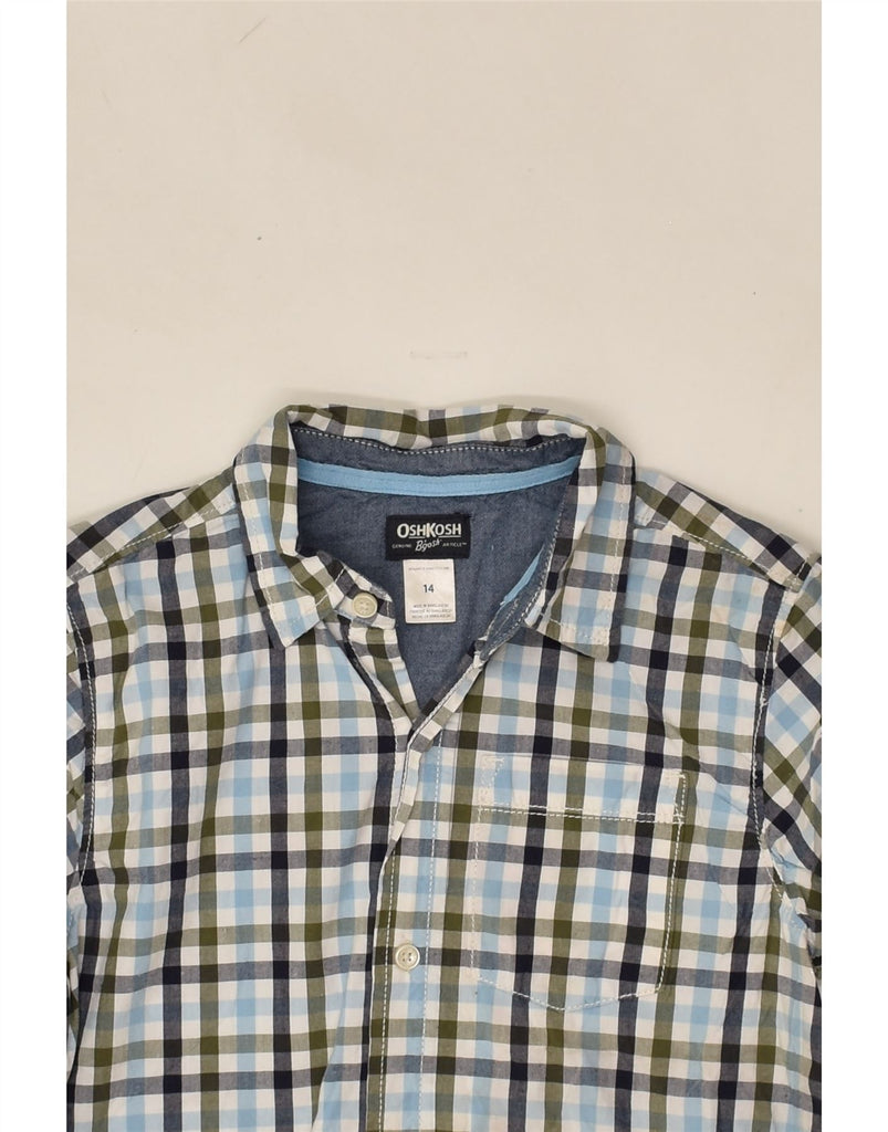 OSH KOSH Boys Shirt 13-14 Years Multicoloured Check Cotton | Vintage Osh Kosh | Thrift | Second-Hand Osh Kosh | Used Clothing | Messina Hembry 