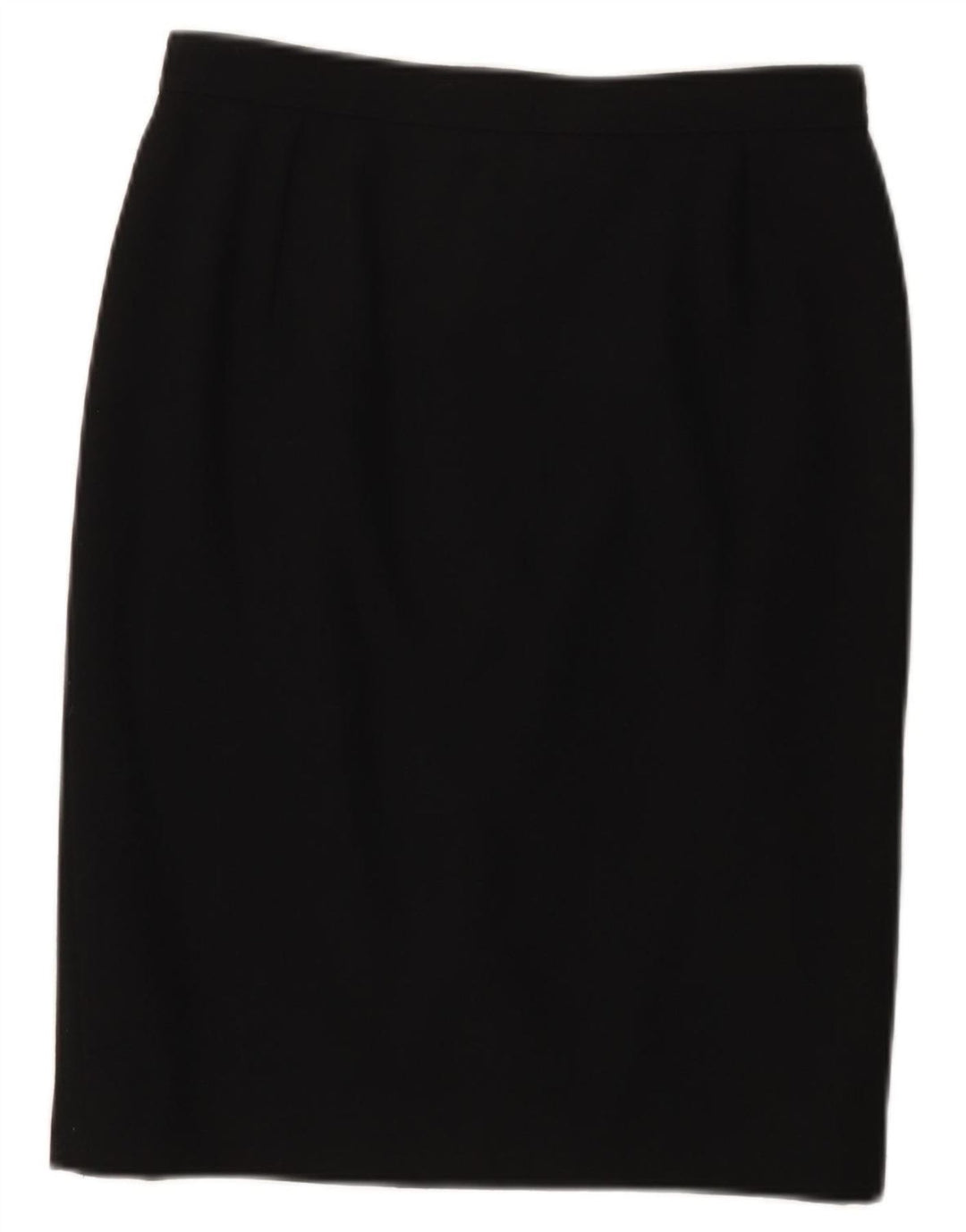 Valentino Womens Straight Skirt IT 44 Medium W28  Black Wool