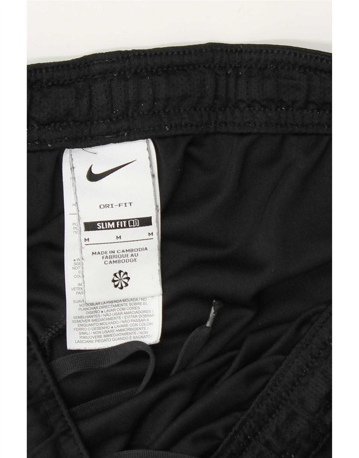 Nike Mens Dri Fit Slim Fit Sport Shorts Medium Black Colourblock Polyester