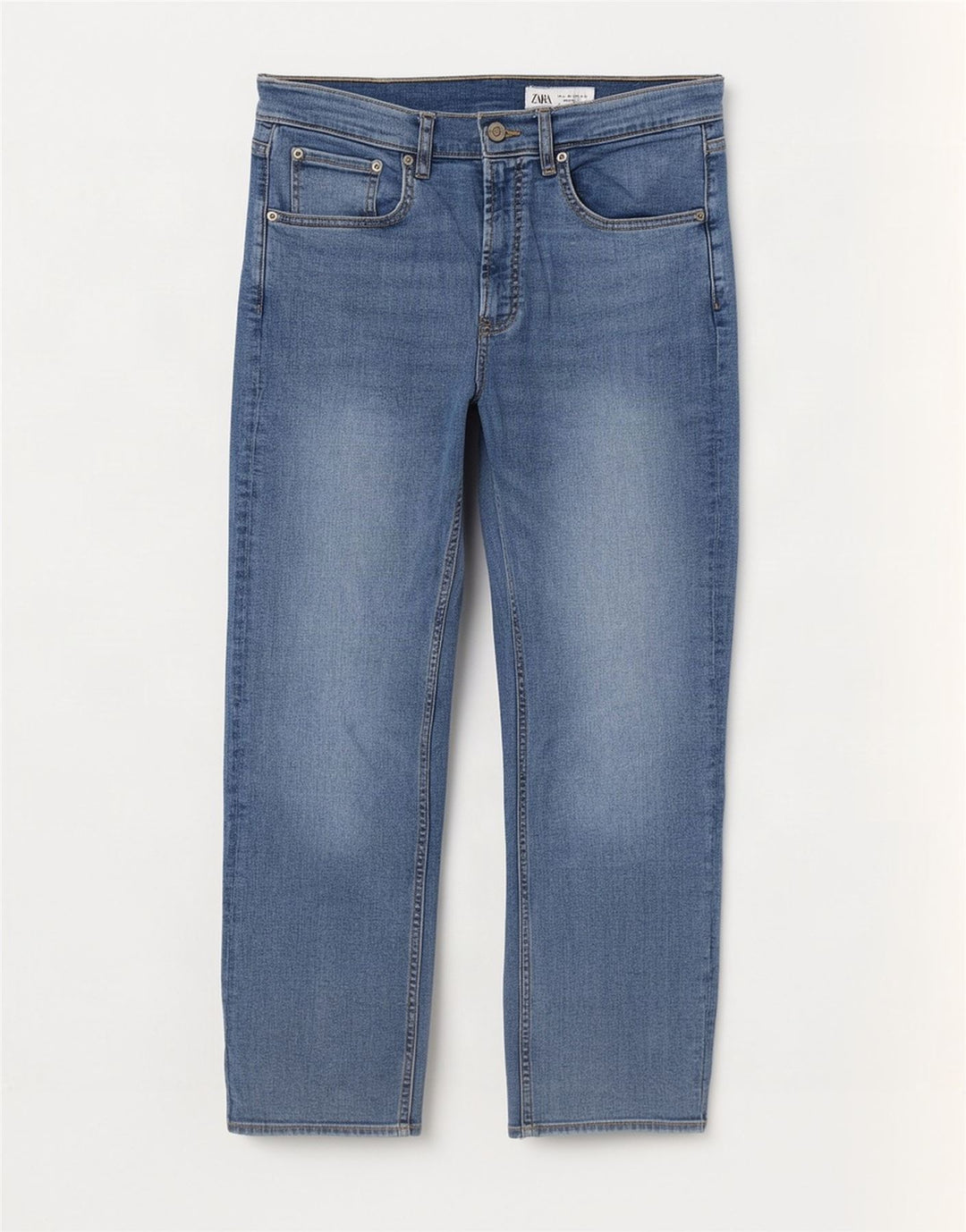 Zara Womens Straight Jeans EU 40 Medium W30 L27 Blue