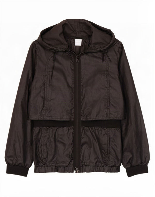 Adidas Womens Hooded Rain Jacket EU 34 Small Black