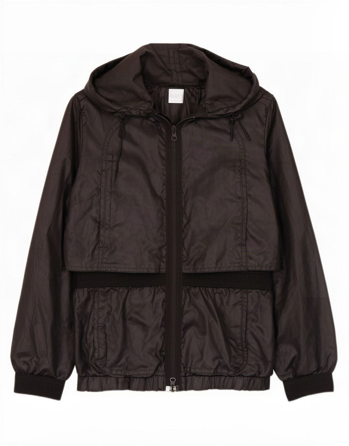 Adidas Womens Hooded Rain Jacket EU 34 Small Black