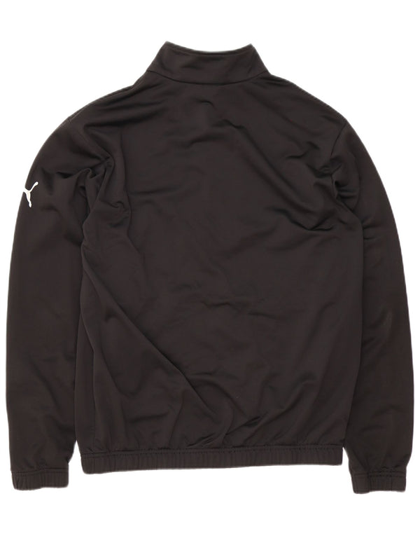 Puma Mens Tracksuit Top Jacket Medium Black Colourblock Polyester