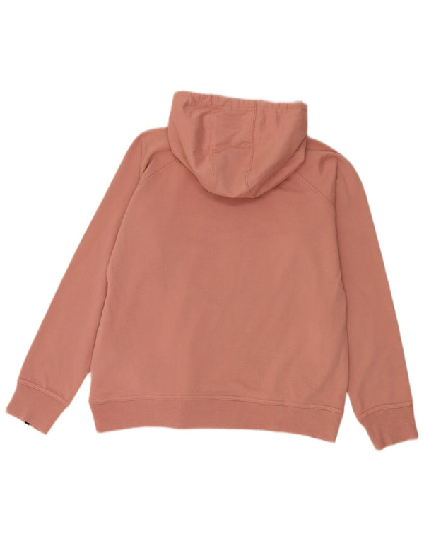 Avirex Womens Graphic Hoodie Jumper UK 16 Large Pink Cotton