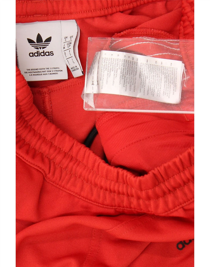 ADIDAS Mens Graphic Sport Shorts Small Red Polyester