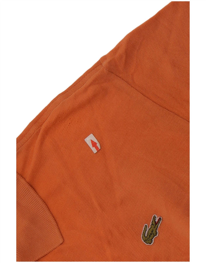 Lacoste Mens Polo Shirt Size 6 XL Orange