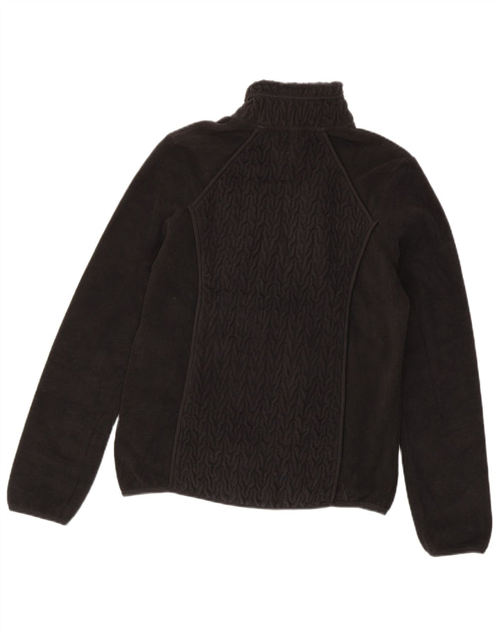 Brugi Womens Fleece Jacket UK 14 Large Black Polyester