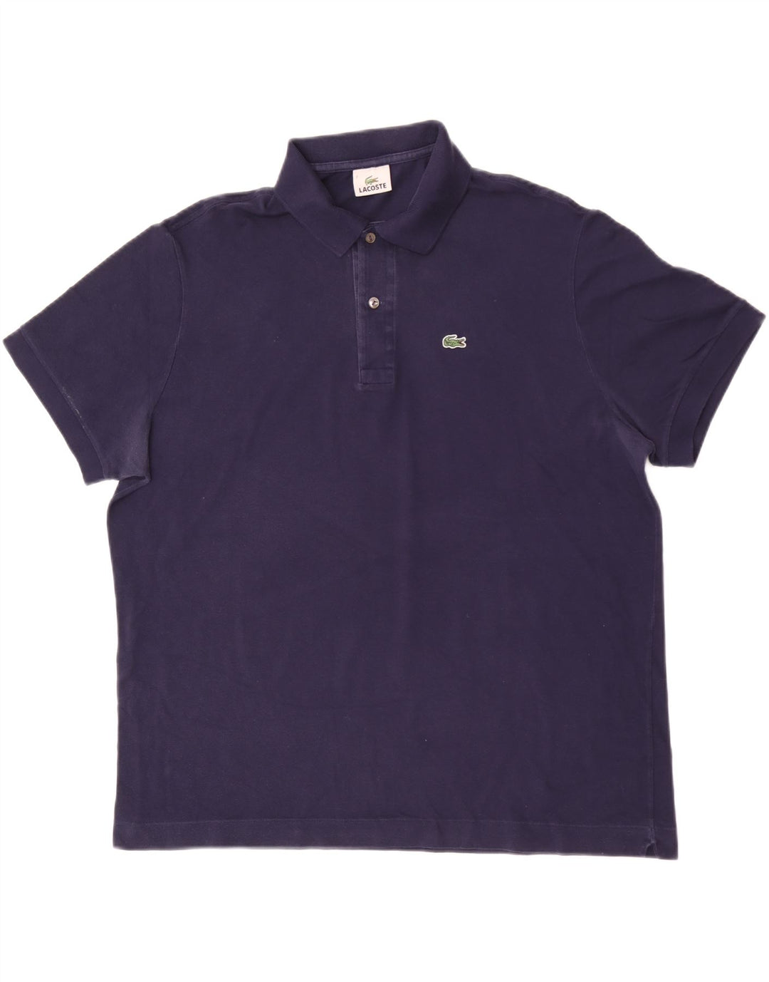 Lacoste Mens Polo Shirt Size 7 2XL Navy Blue