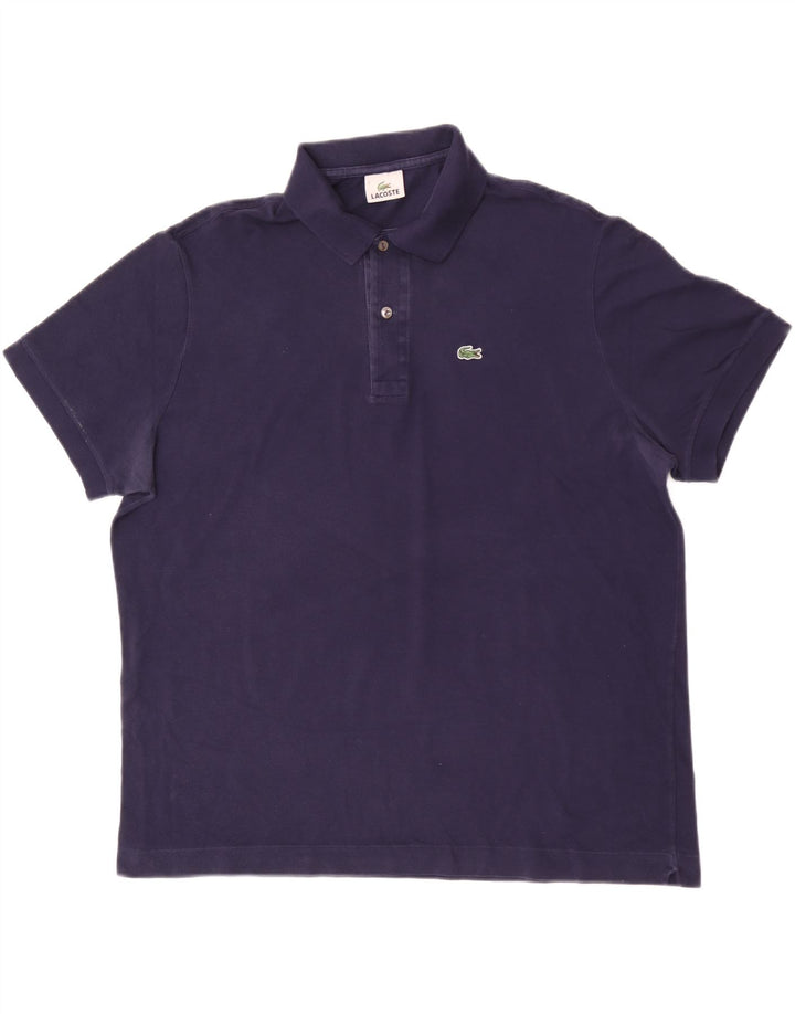 Lacoste Mens Polo Shirt Size 7 2XL Navy Blue