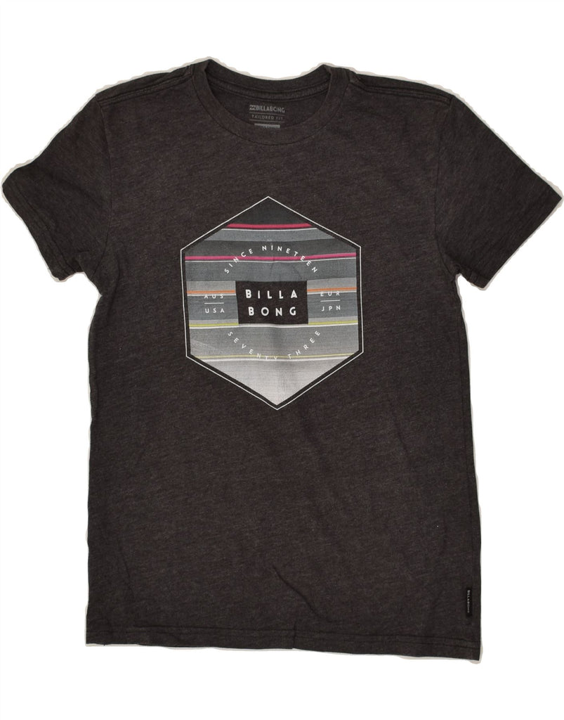 BILLABONG Boys Tailored Fit Graphic T-Shirt Top 9-10 Years Small  Grey | Vintage Billabong | Thrift | Second-Hand Billabong | Used Clothing | Messina Hembry 