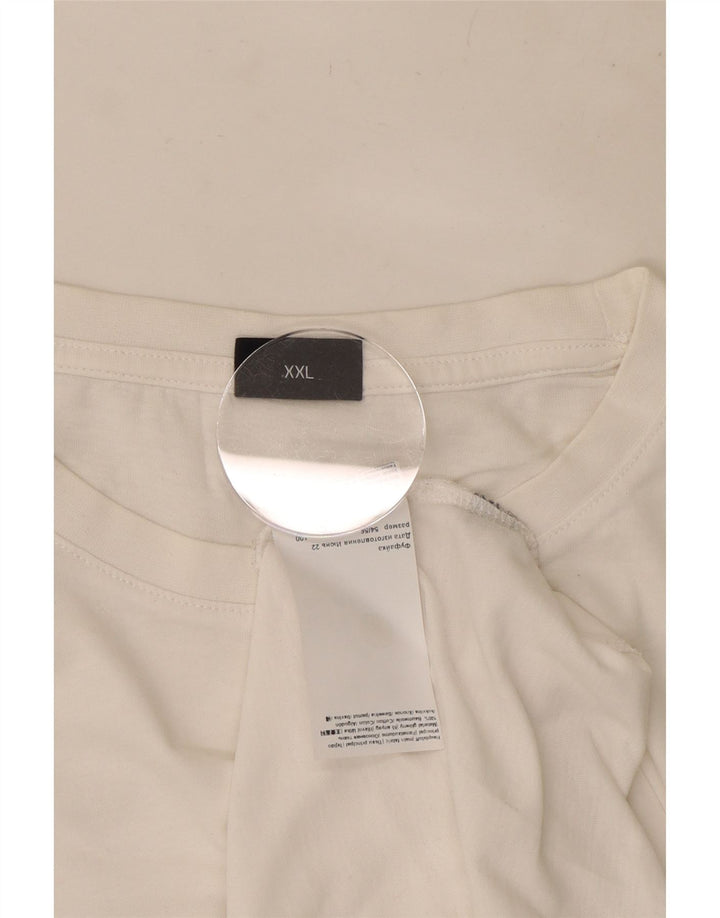Joop Mens T-Shirt Top 2XL White Cotton