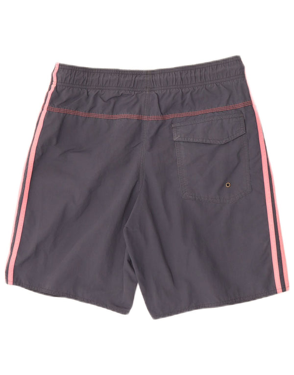 Adidas Mens Swimming Shorts Small Grey Nylon