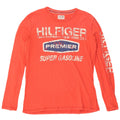 Tommy Hilfiger Mens Graphic Top Long Sleeve XL Red Cotton
