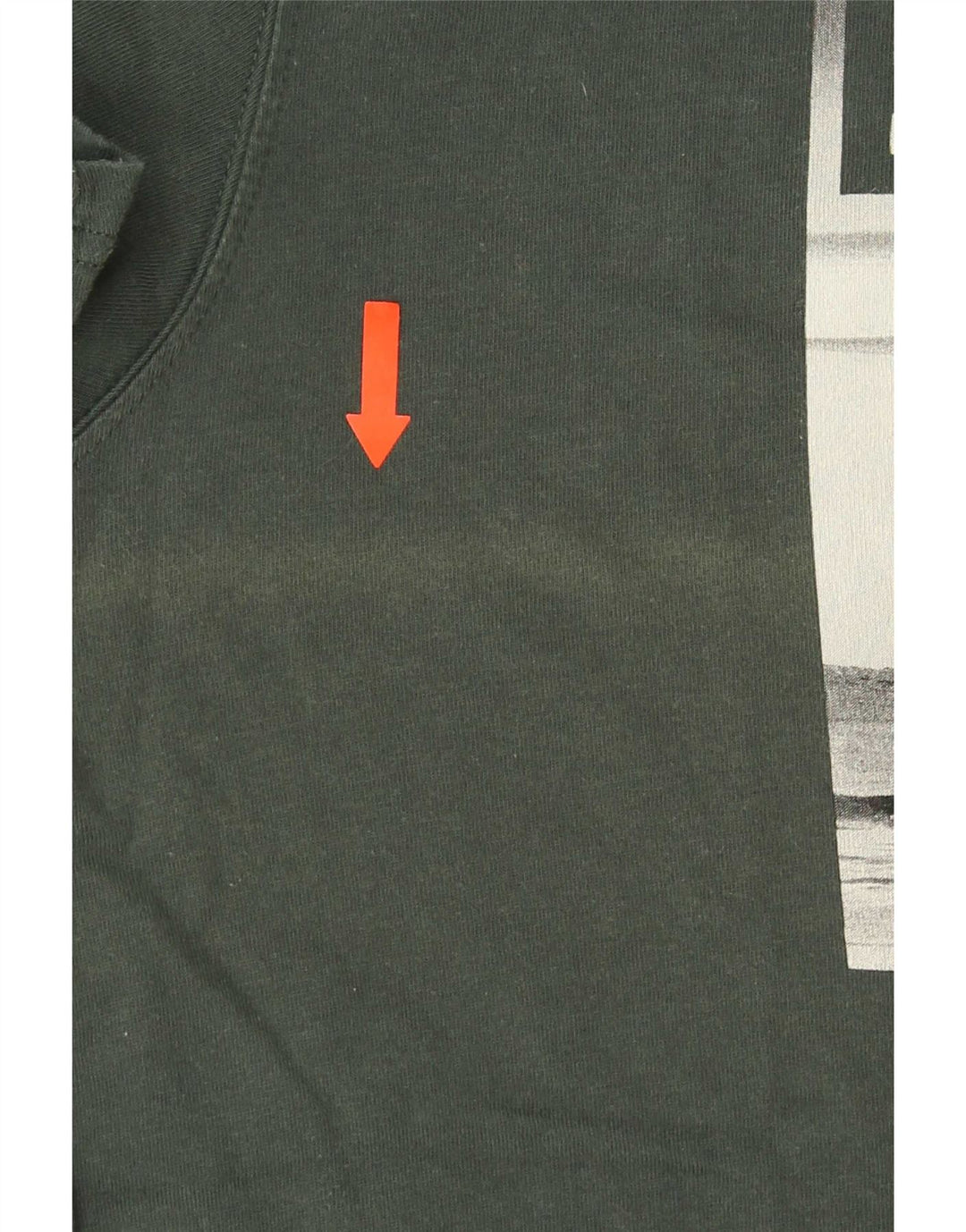Barbour Mens Tailored Fit Graphic T-Shirt Top Medium Green Cotton