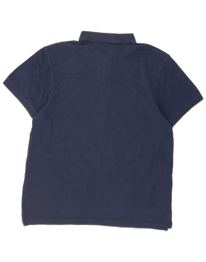 Levi's Mens Standard Polo Shirt Large Navy Blue Cotton