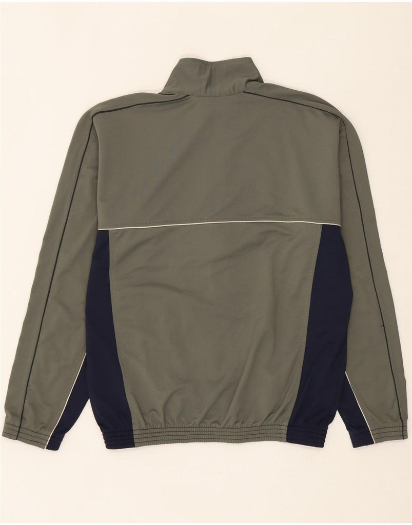 CHAMPION Mens Tracksuit Top Jacket Large Grey Colourblock Polyester Vintage Champion and Second-Hand Champion from Messina Hembry 