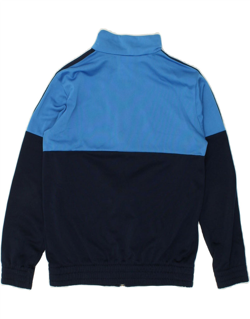 ADIDAS Boys Tracksuit Top Jacket 9-10 Years Navy Blue Colourblock | Vintage Adidas | Thrift | Second-Hand Adidas | Used Clothing | Messina Hembry 