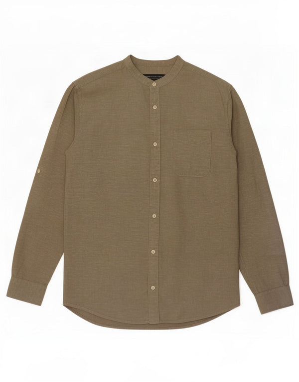 Jack & Jones Mens Shirt Large Grey Cotton