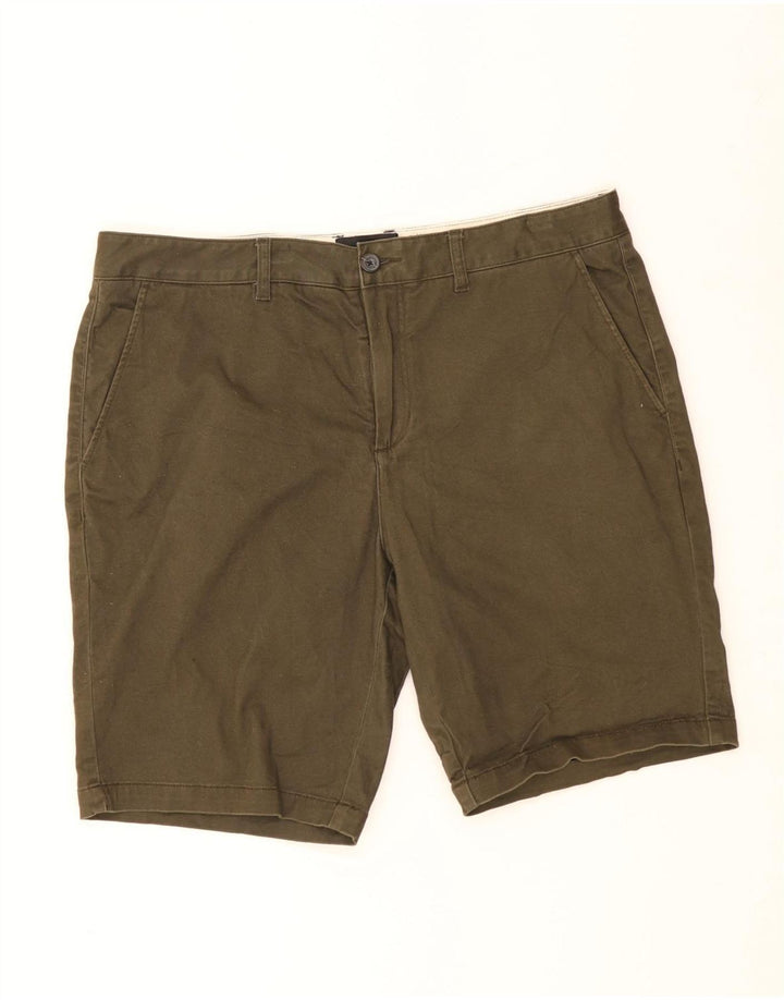 LYLE & SCOTT Mens Chino Shorts W36 Large Khaki Cotton