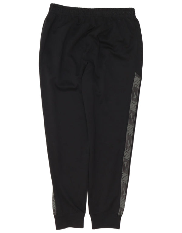 Nike Mens Graphic Tracksuit Trousers Joggers Medium Black Polyester