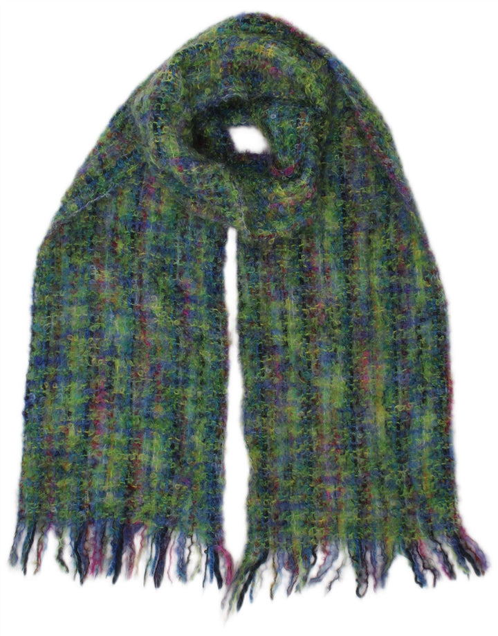 Murcos Weavers Womens Knit Rectangle Scarf One Size Multicoloured Classic